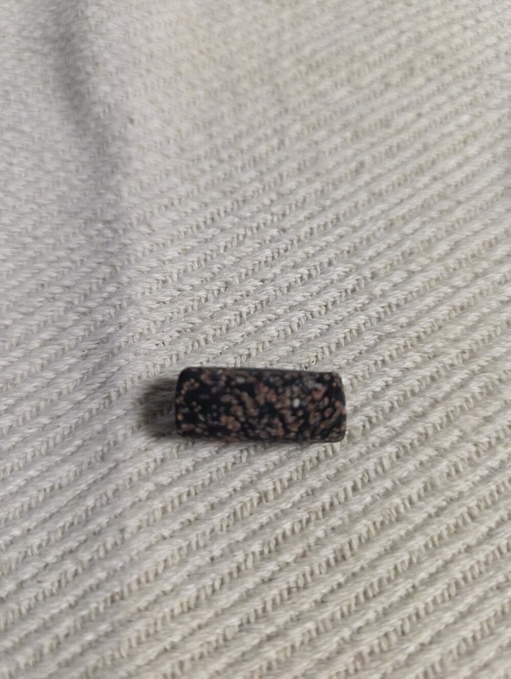 Black Tube Beads